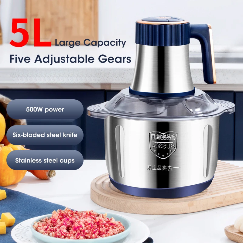 Baby Food Meat - 5L Elektrikli Et Kıyma Makinesi 304