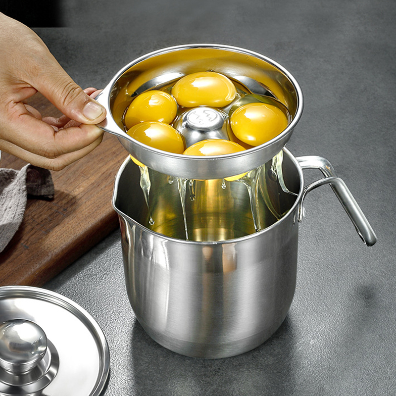 Baby Food Filter - 304 Paslanmaz Çelik Yumurta Beyaz Ayırıcı