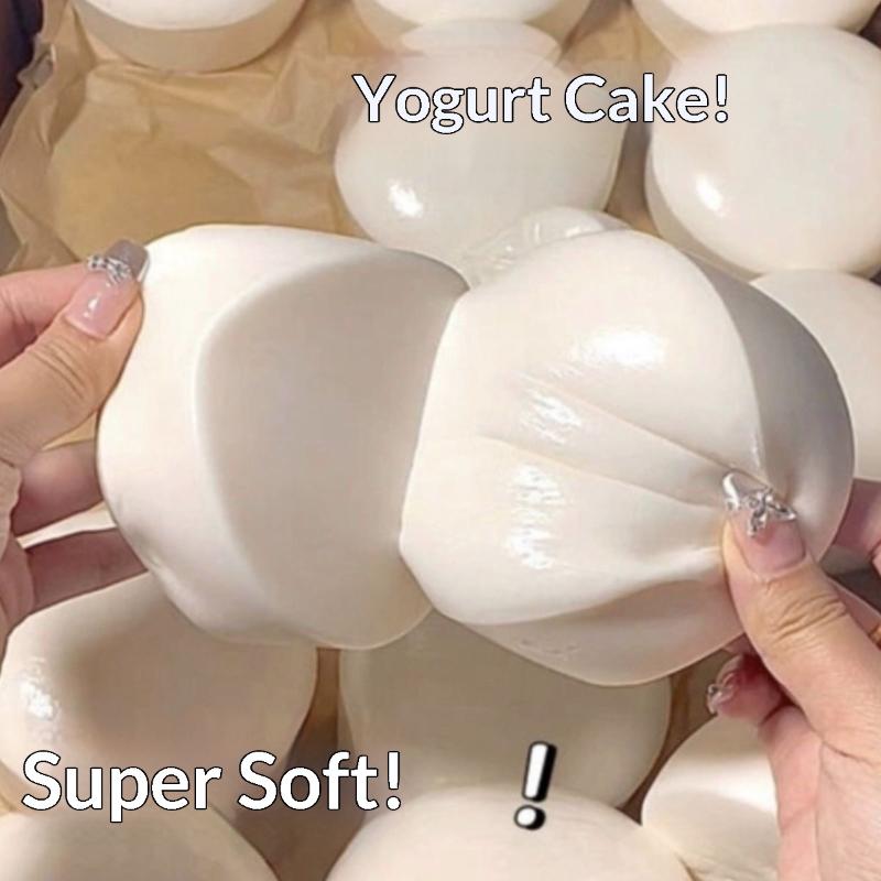 Baby Food Yogurt - Squishy Yoğurt Kek Ekmek Sıkma Oyuncak