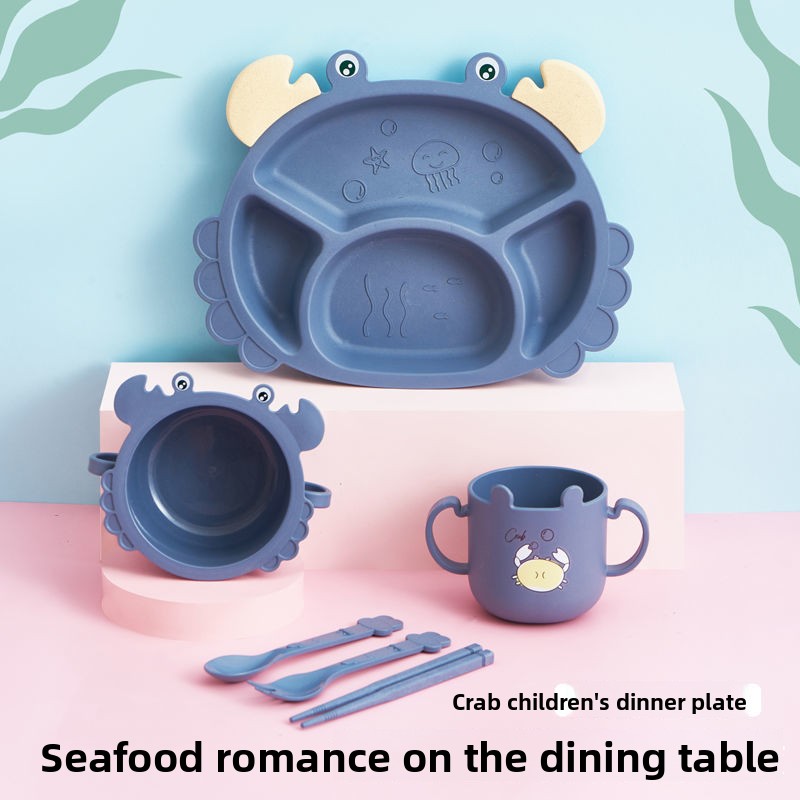 4/6 adet Yengeçler çocuk Tabak - Baby Food Utensils Set incelemesi ve fiyatı