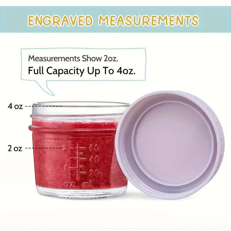 120 ml 6 Adet Gıda Sınıfı Cam  - Baby Food Yogurt incelemesi ve fiyatı
