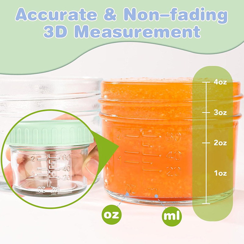 120 ml 6 Adet Gıda Sınıfı Cam  - Baby Food Yogurt incelemesi ve fiyatı