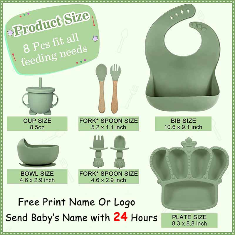 Kişiselleştirilmiş adı bebek b - Baby Food Utensils Set incelemesi ve fiyatı