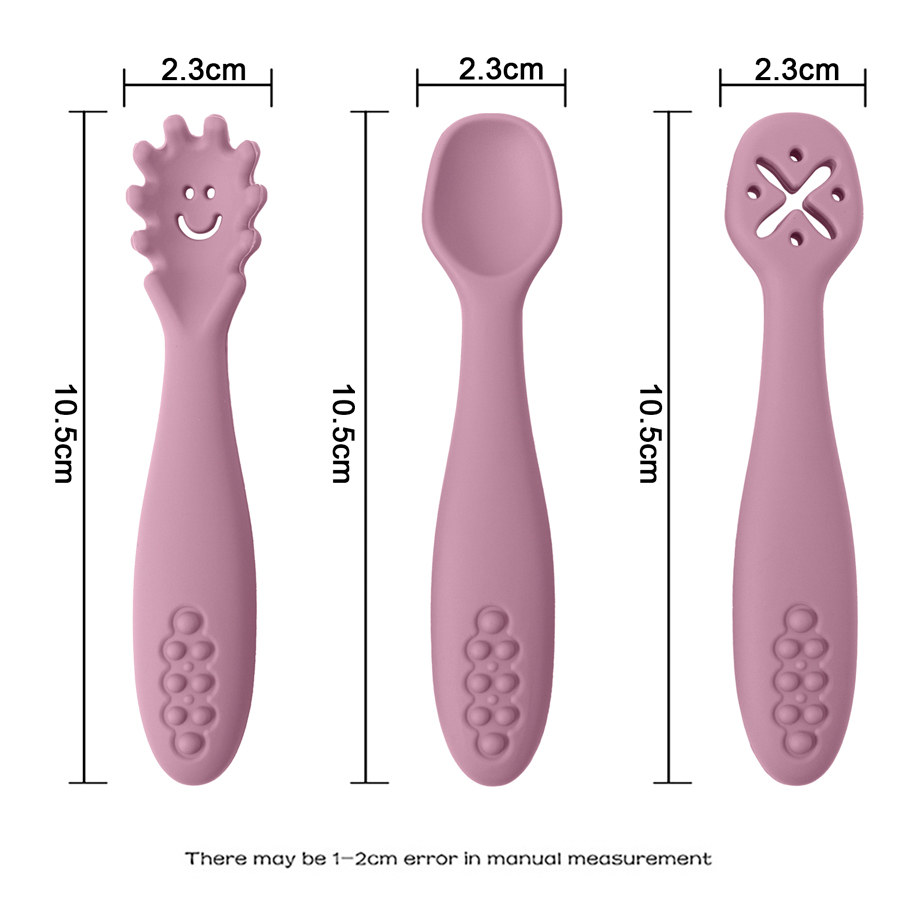 3 adet silikon kaşık çatal beb - Baby Food Utensils Set incelemesi ve fiyatı