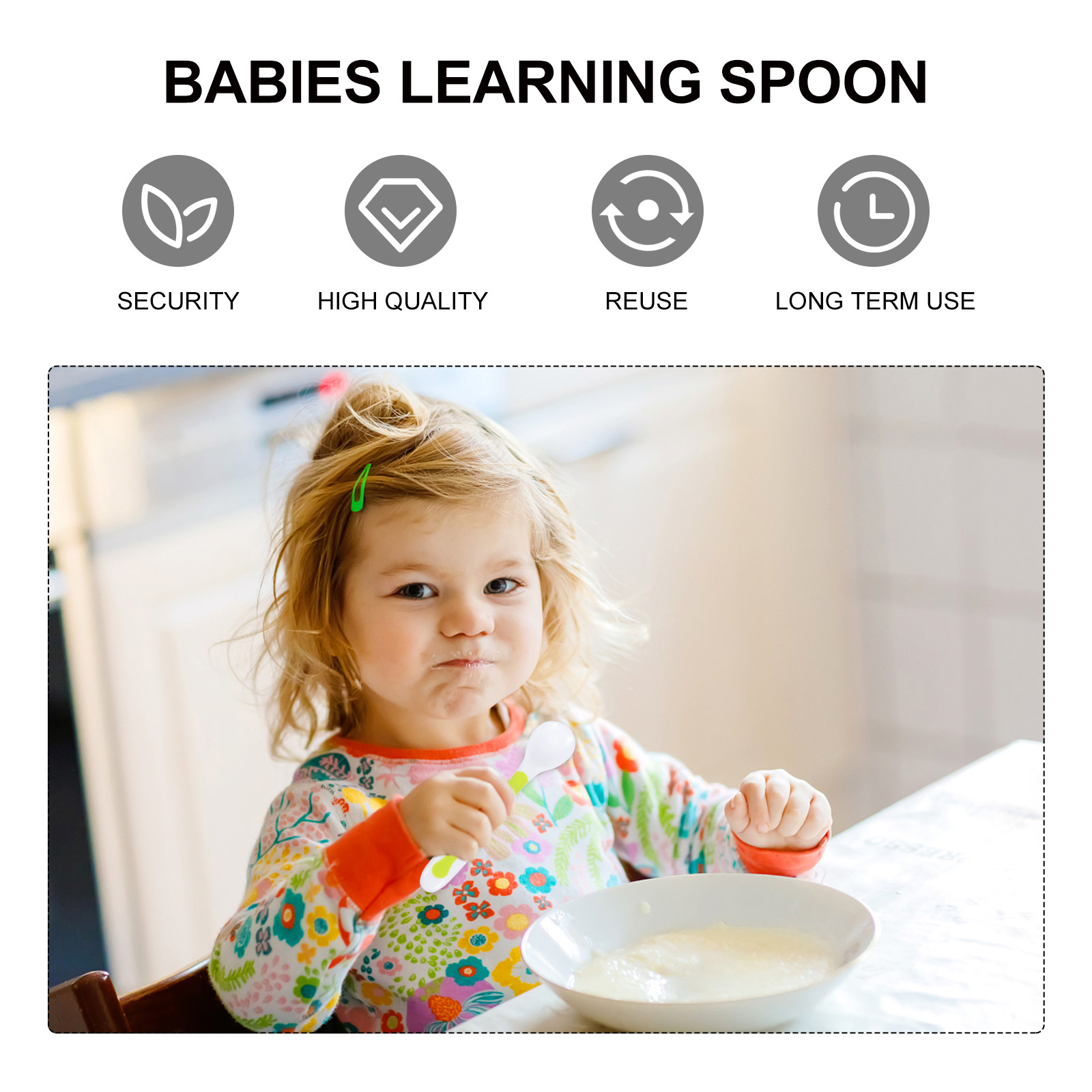 1 Set Bebek Kaşık Çatal Seti,  - Baby Food Utensils Set incelemesi ve fiyatı