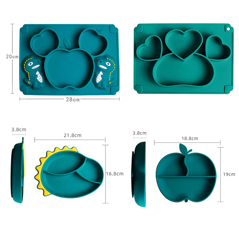 Bebek dinozor silikon sofra öğ - Baby Food Utensils Set incelemesi ve fiyatı